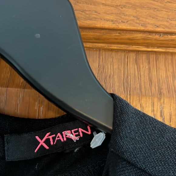 Xtaren Black and White Embellished Top - Picture 5 of 5